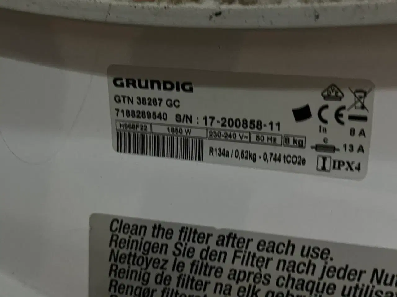 Billede 3 - Tørretumbler, brugt  GRUNDIG