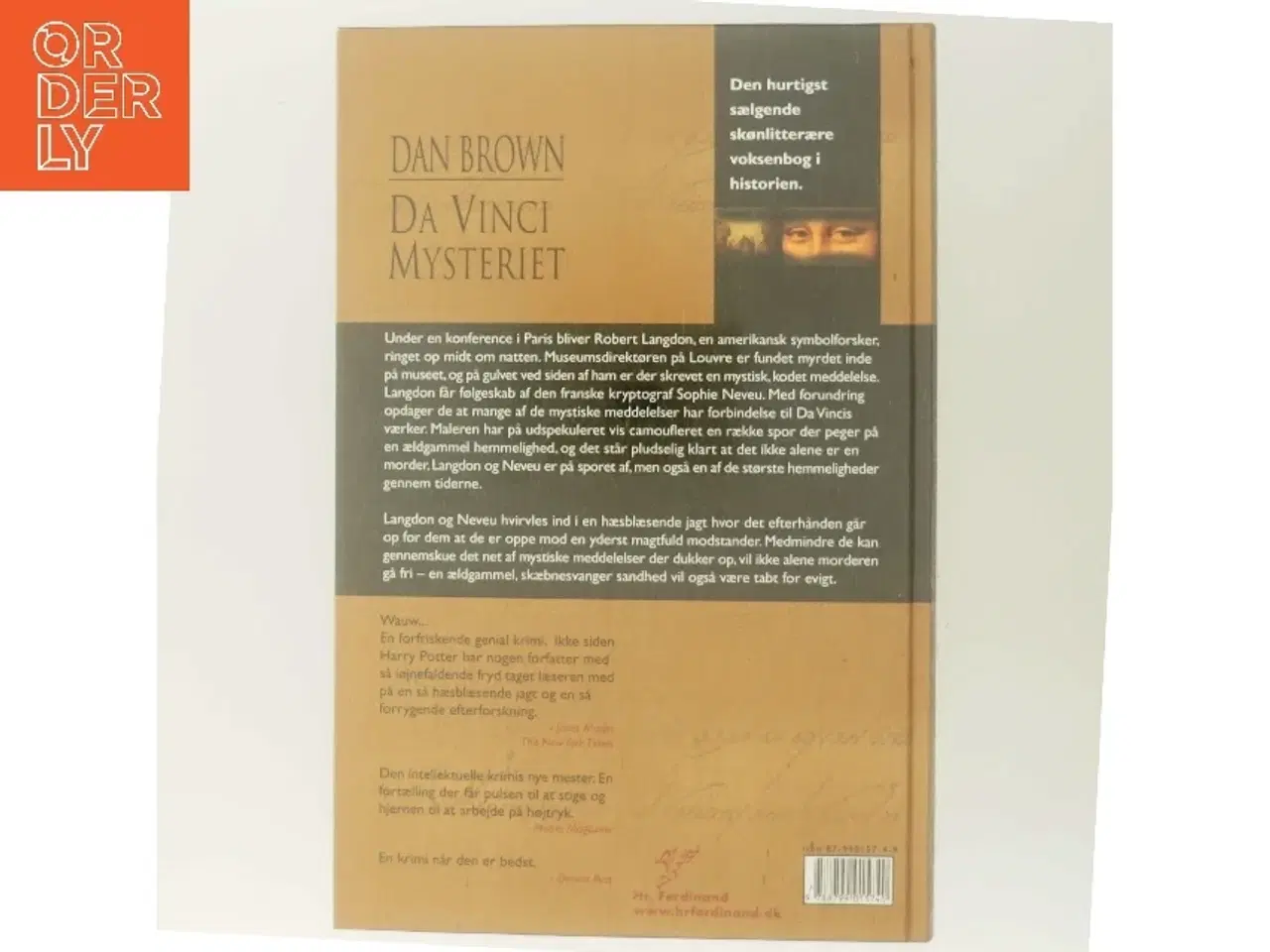 Billede 3 - Da Vinci Mysteriet af Dan Brown (Bog)