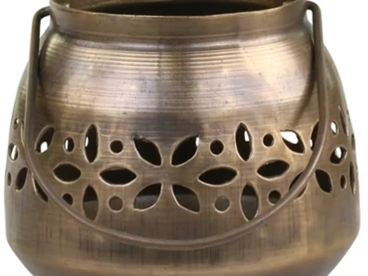 Billede 3 - Hurricane med mønster i messing,