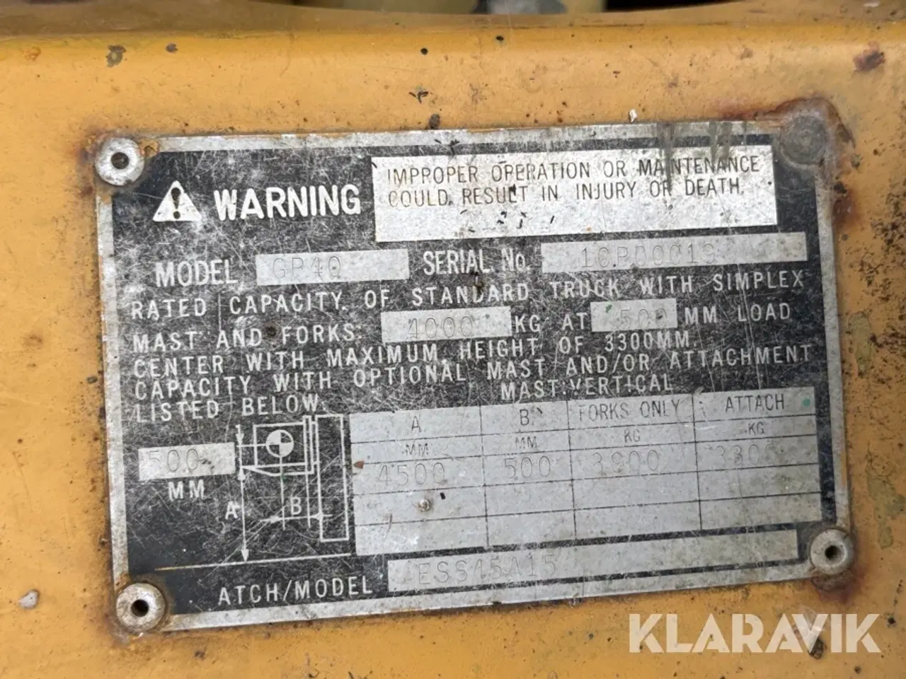 Billede 6 - Gaffeltruck Caterpillar GP40