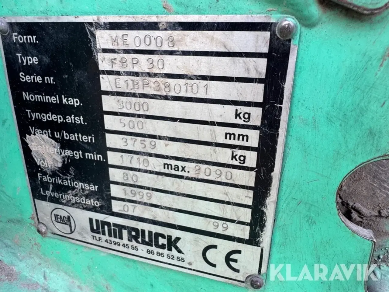 Billede 5 - Eltruck Mitsubishi FBP30