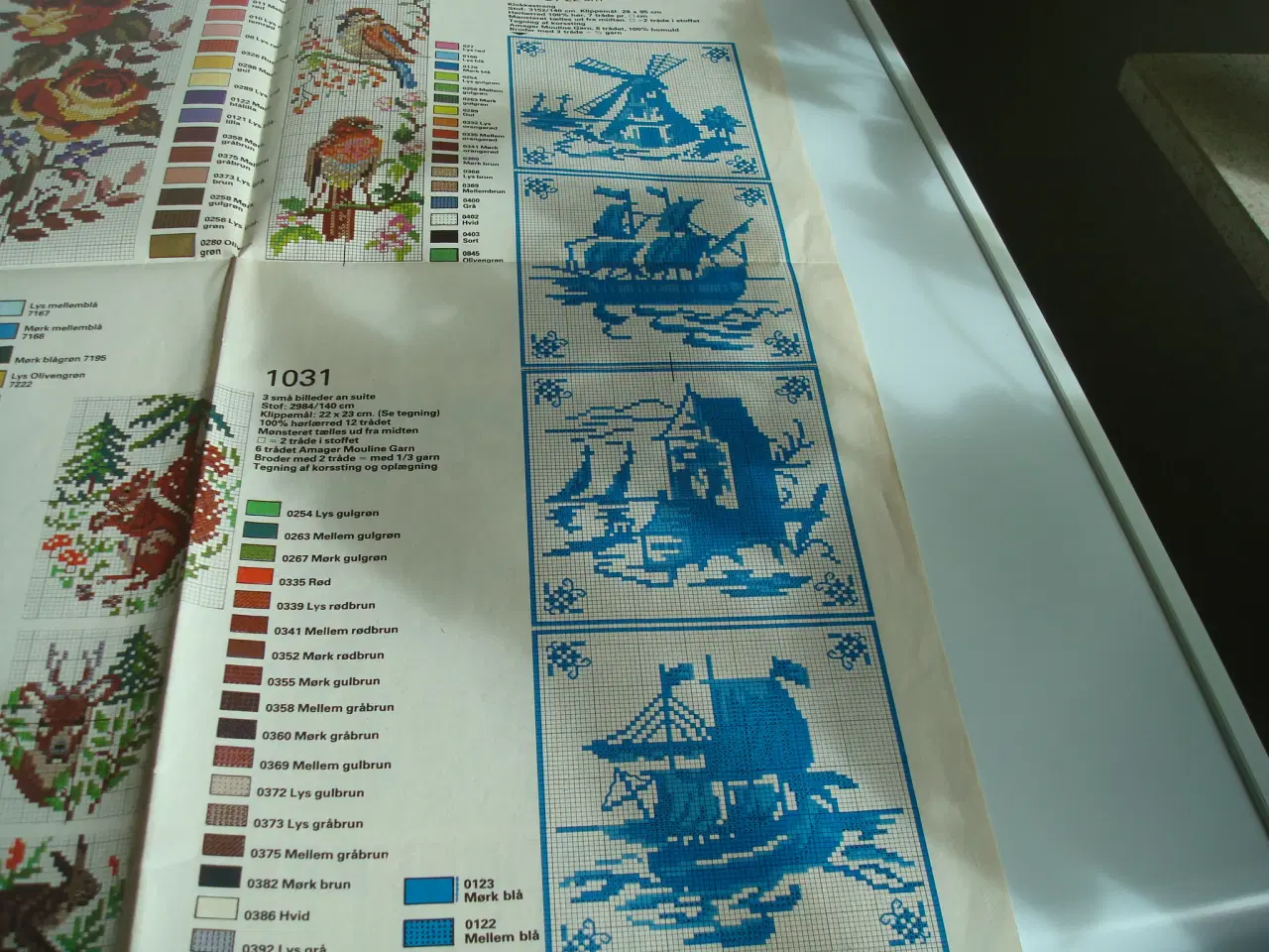 Billede 8 - Mønsterark fra Familie Journal broderi