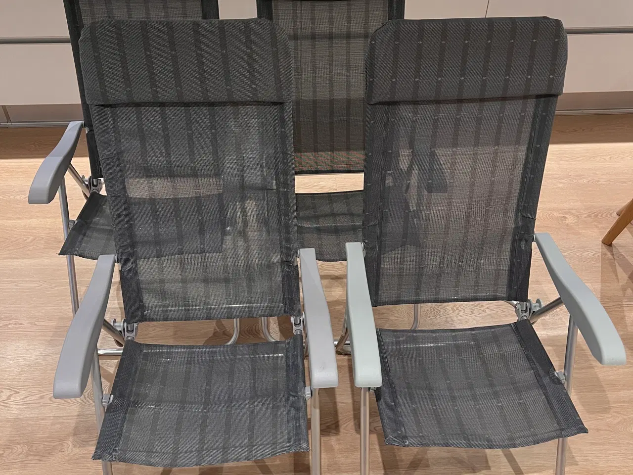 Billede 1 - 4 pos. Havestole - sammenklappelig