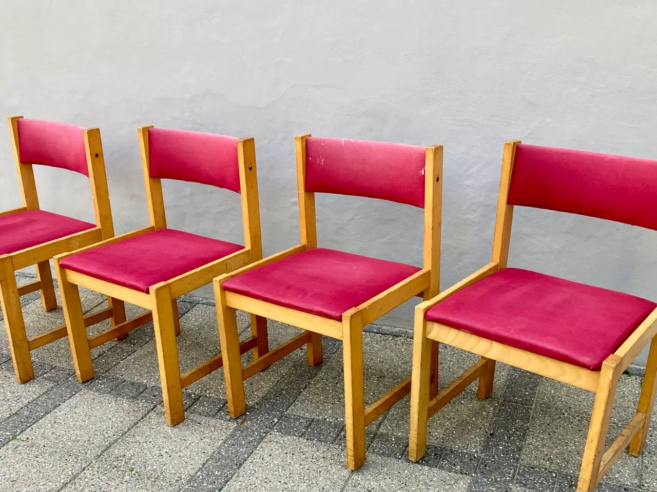 Billede 2 - 4 (10) Farstrup 70’er spisebordsstole bøg