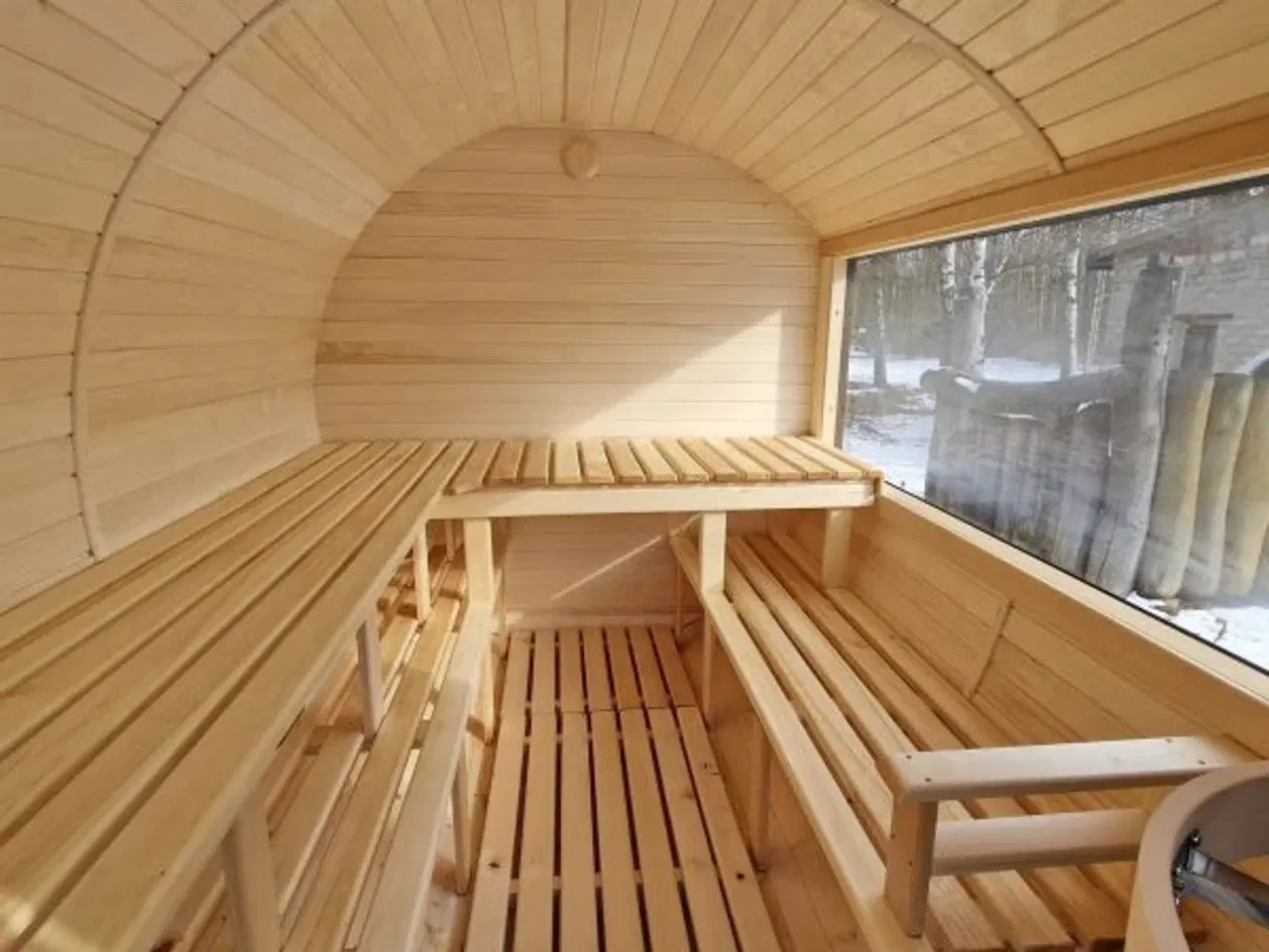 Billede 2 - Sauna 2.5 m.med panoramavindue ink,levering 31900