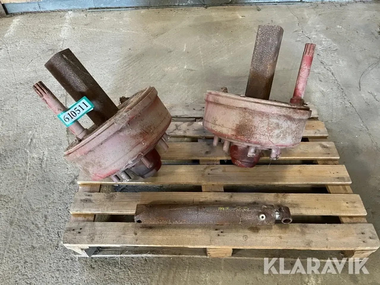 Billede 1 - 2 vognnav med bremser FAD 450 mm / 8 x 105 mm