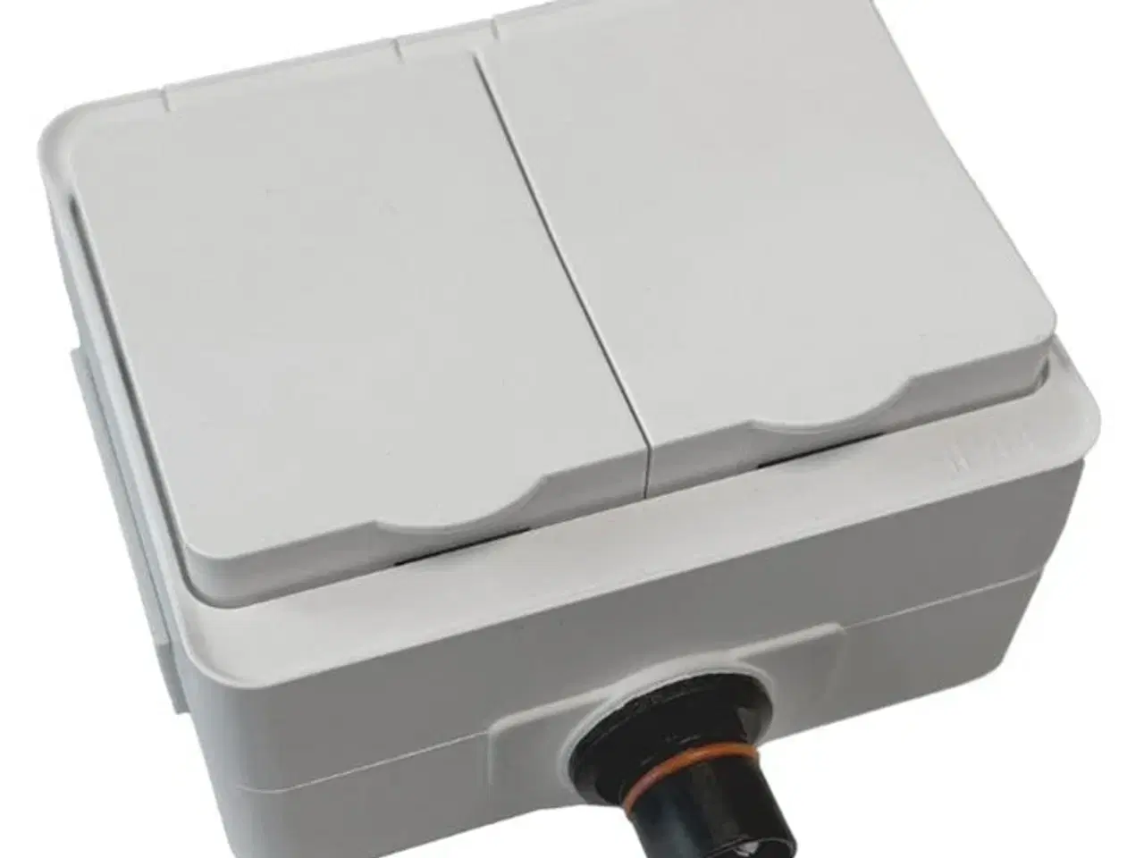 Billede 1 - DEFA Plugin udtag 230V Dobbelt hvid