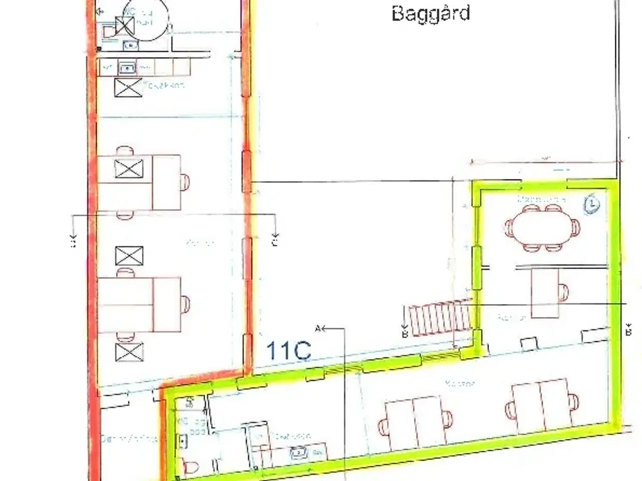 Billede 6 - Nyistandsat kontor i hyggelig baggård