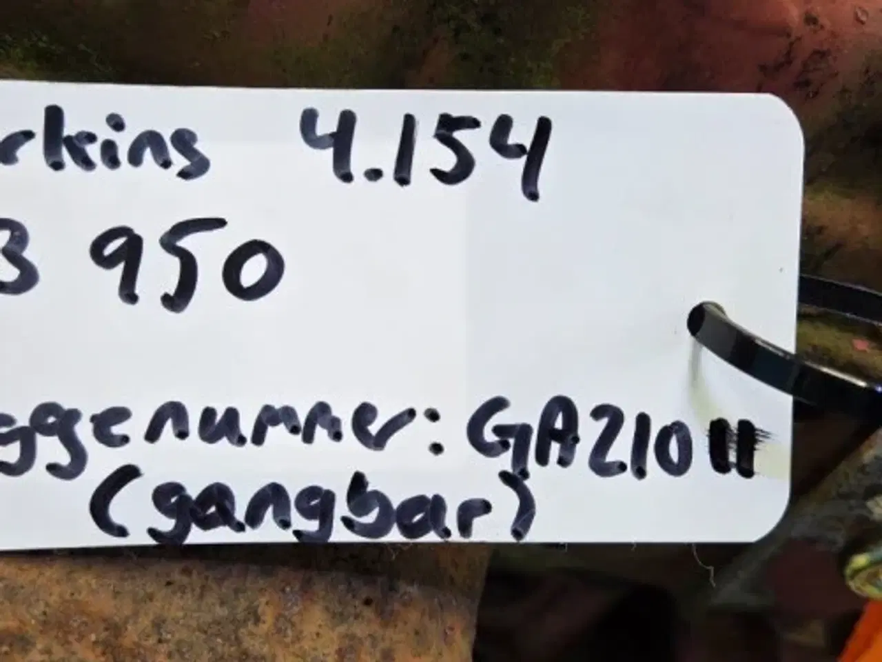 Billede 23 - Perkins 4.154 Motor GA21011  Gangbar