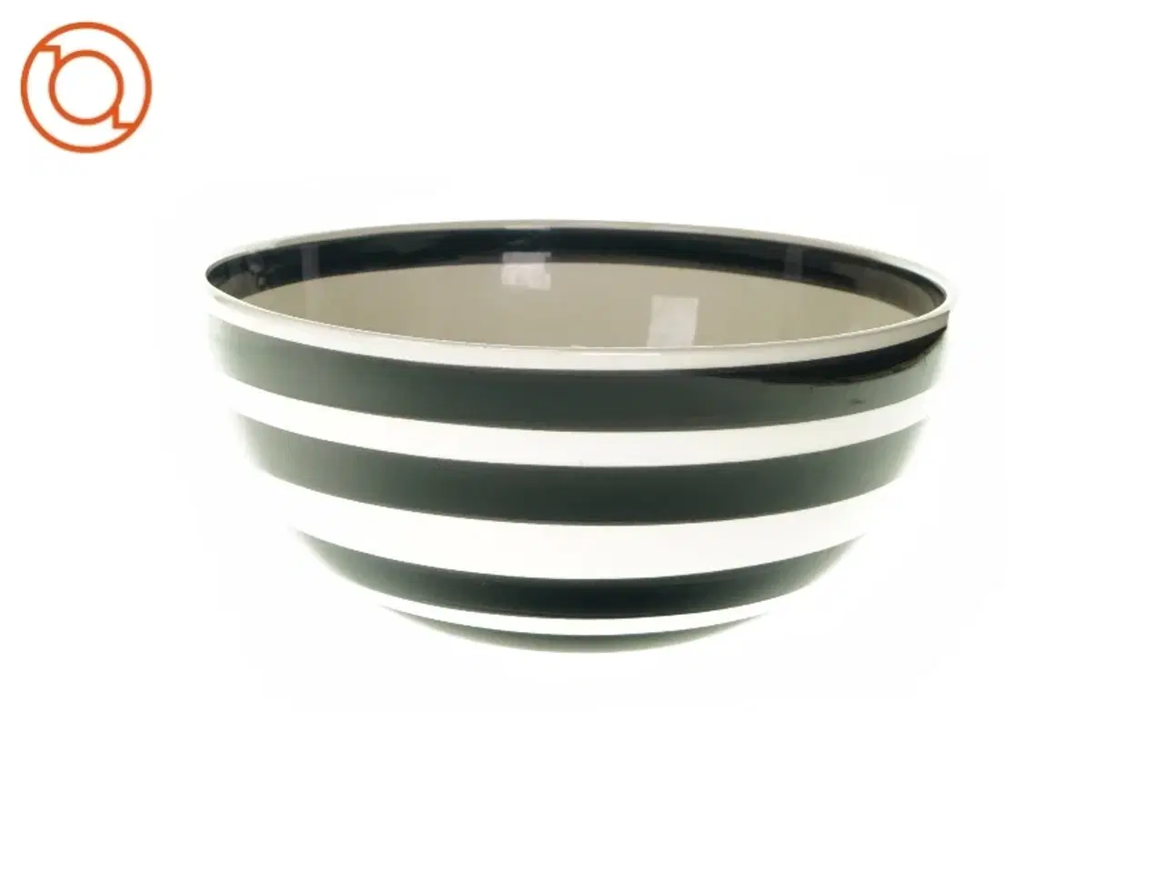 Billede 1 - Stor stribet skål fra K&#228;hler