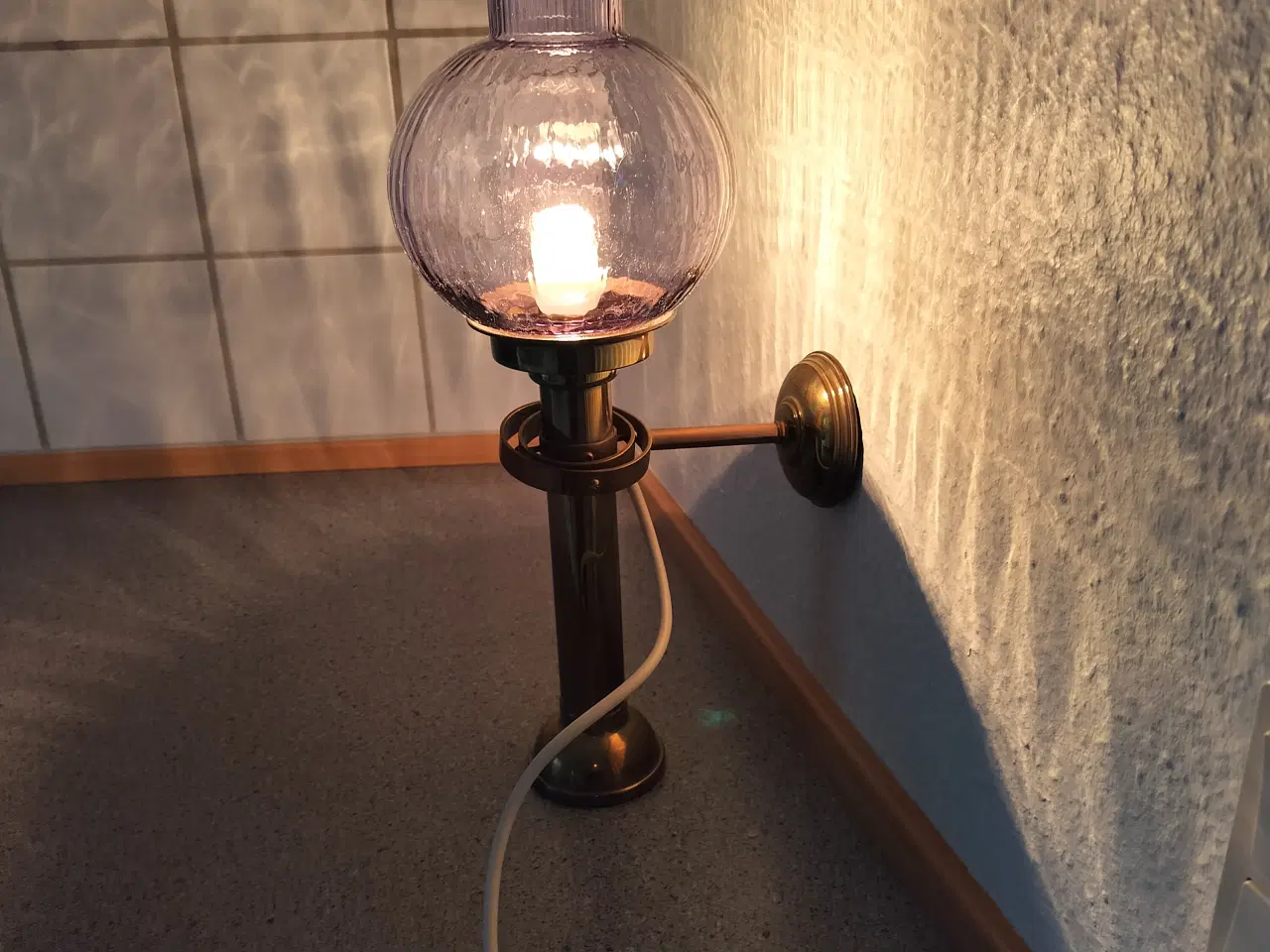 Billede 9 - Skibslampe, messing