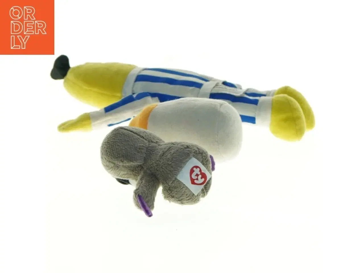 Billede 4 - Bananer i Pyjamas, blød sutteflaske og lille dovendyr/abe (str. 24 x 11 cm til 8 x, 5 cm)