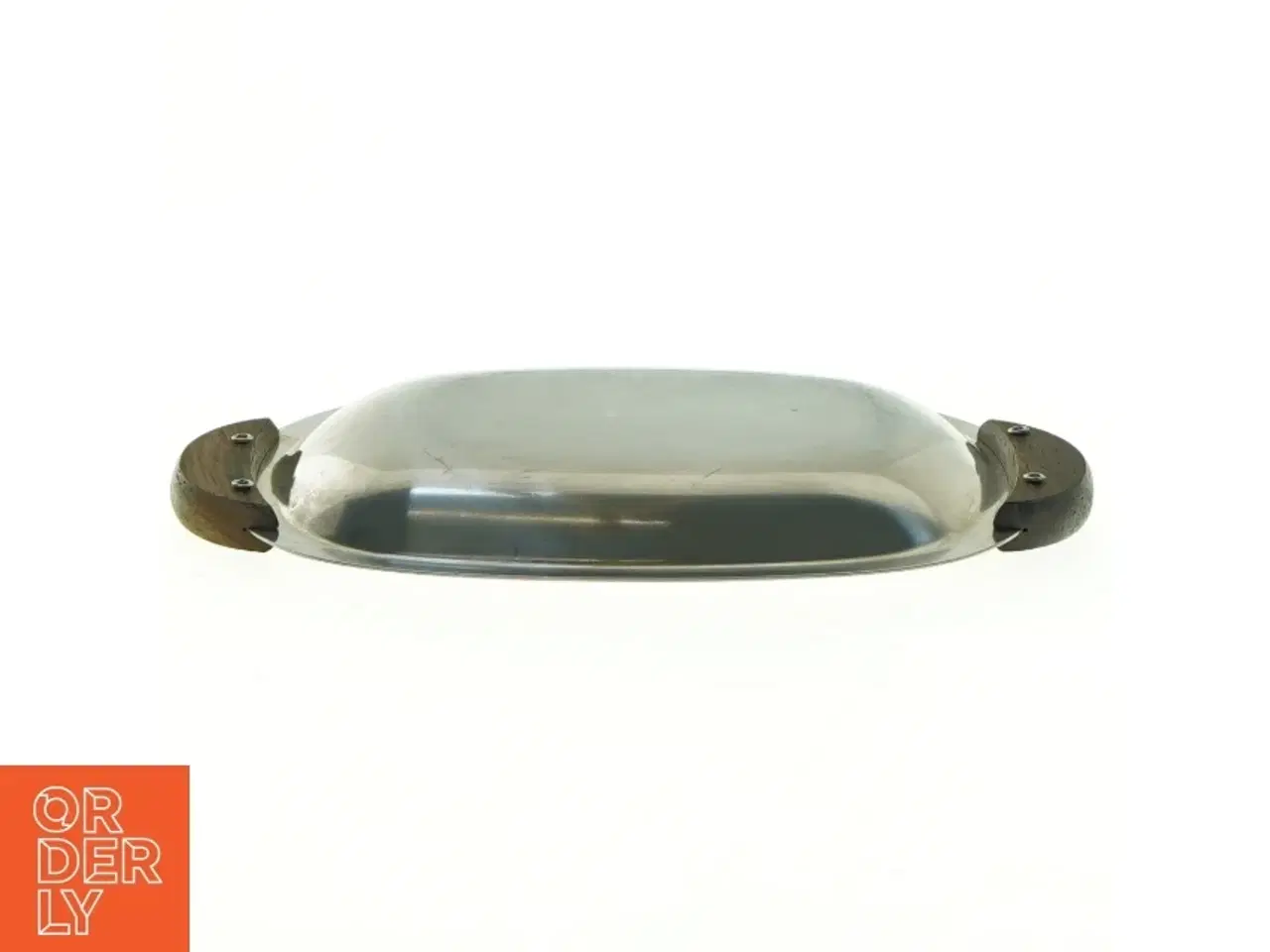 Billede 2 - Metalfad med træhåndtag (str. 17 x 11,5 cm)