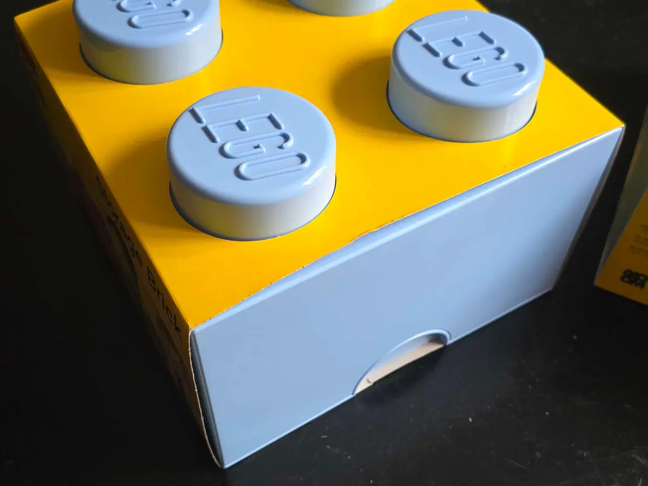 Billede 4 - LEGO opbevaring 4 knobs, lyseblå
