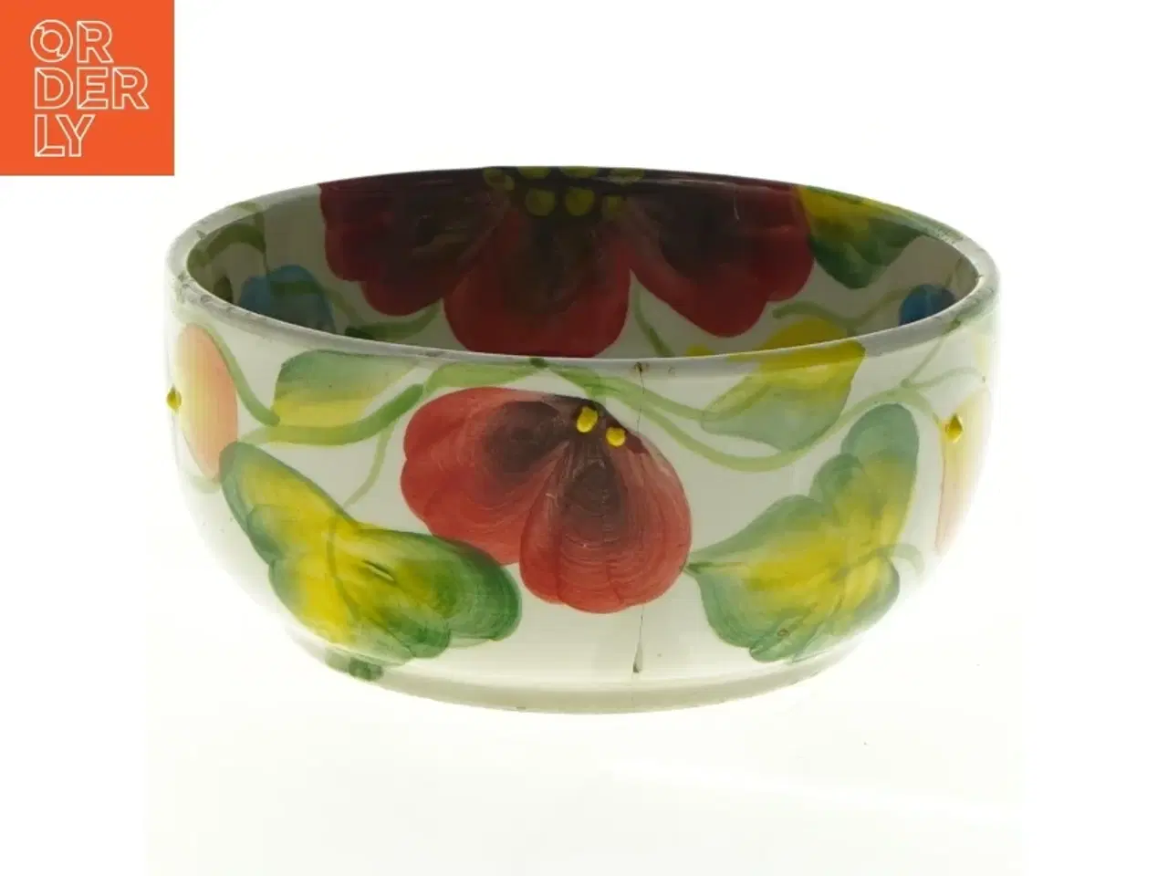 Billede 1 - Håndmalet spansk keramikskål (str. Diameter, 15 cm h 7 cm)