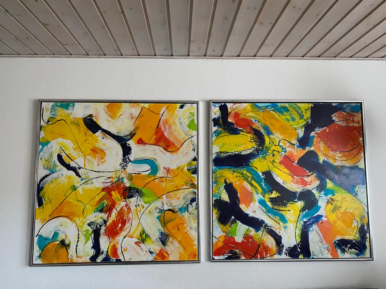 Billede 1 - Flotte store malerier