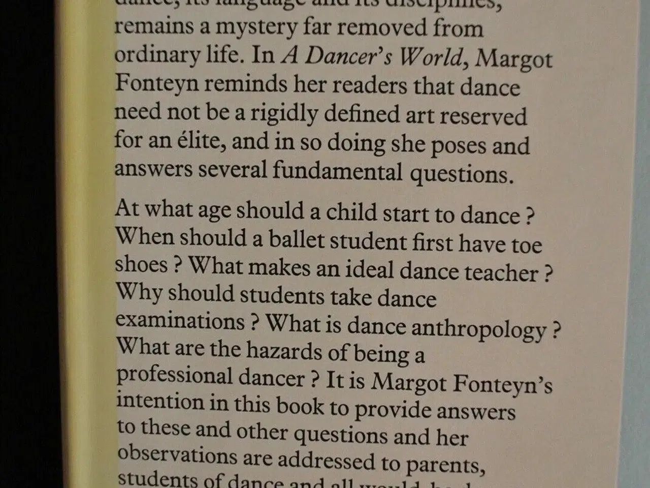 Billede 4 - a dancer's world - an introduction, by margot font