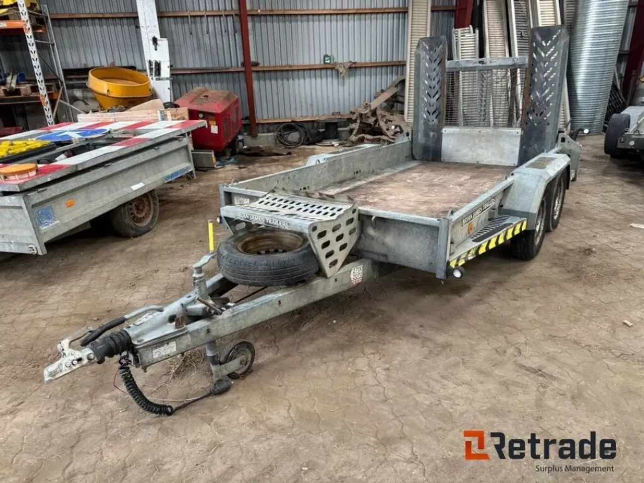 Billede 1 - Brian James A-type 27xtfb 2700kg Trailer med slisker