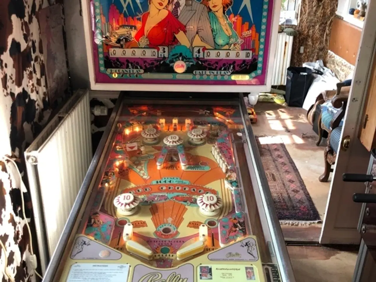 Billede 1 - Flippermaskine - Bally Old Chicago - 70'erne