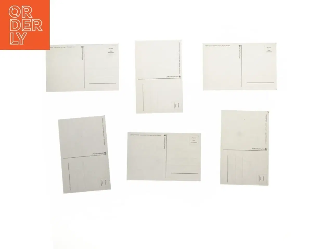 Billede 2 - Sæt med 6 kunstpostkort (str. 6 stk 15x9,5 cm)