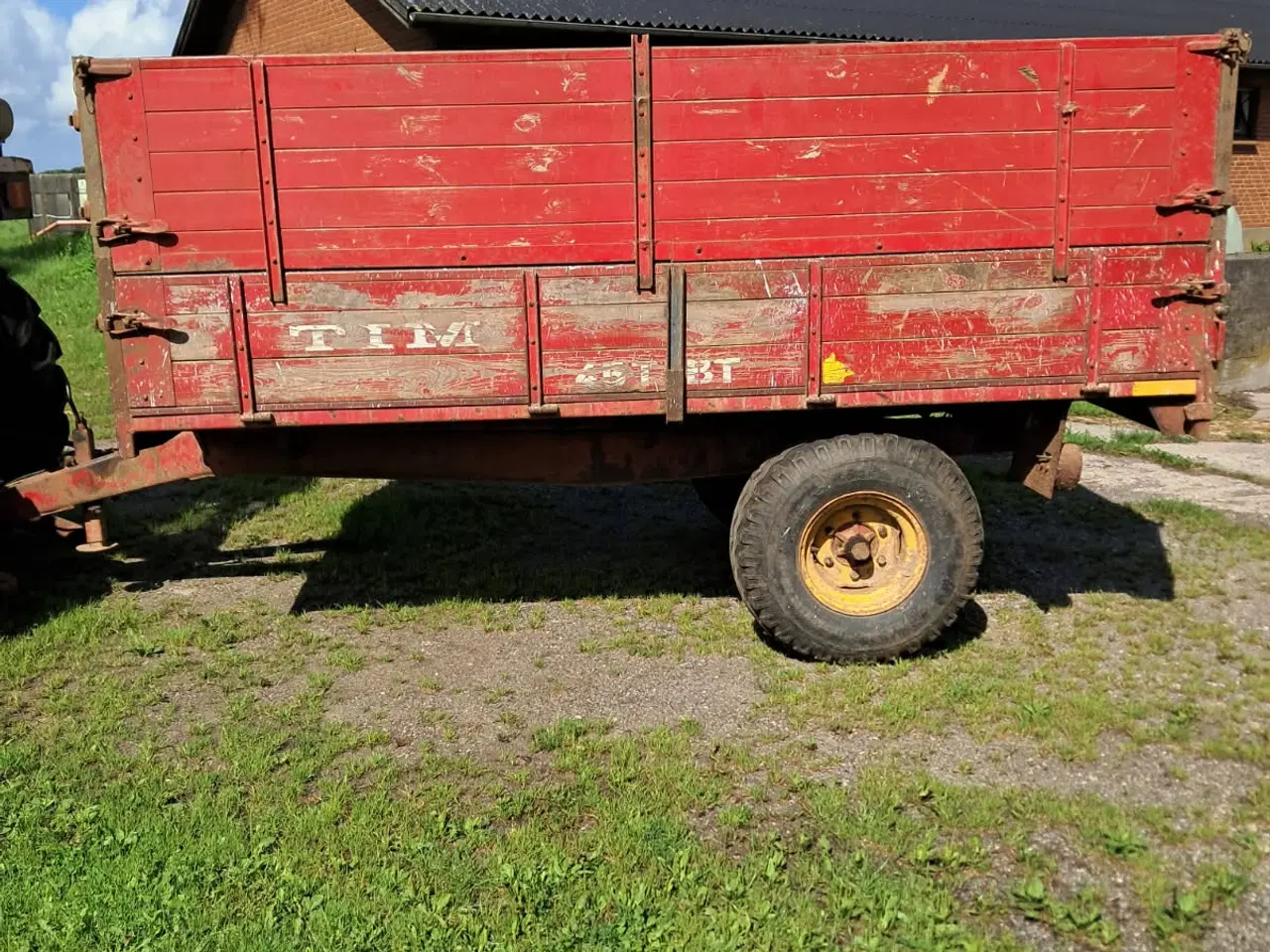Billede 2 - Traktor med tipvogn