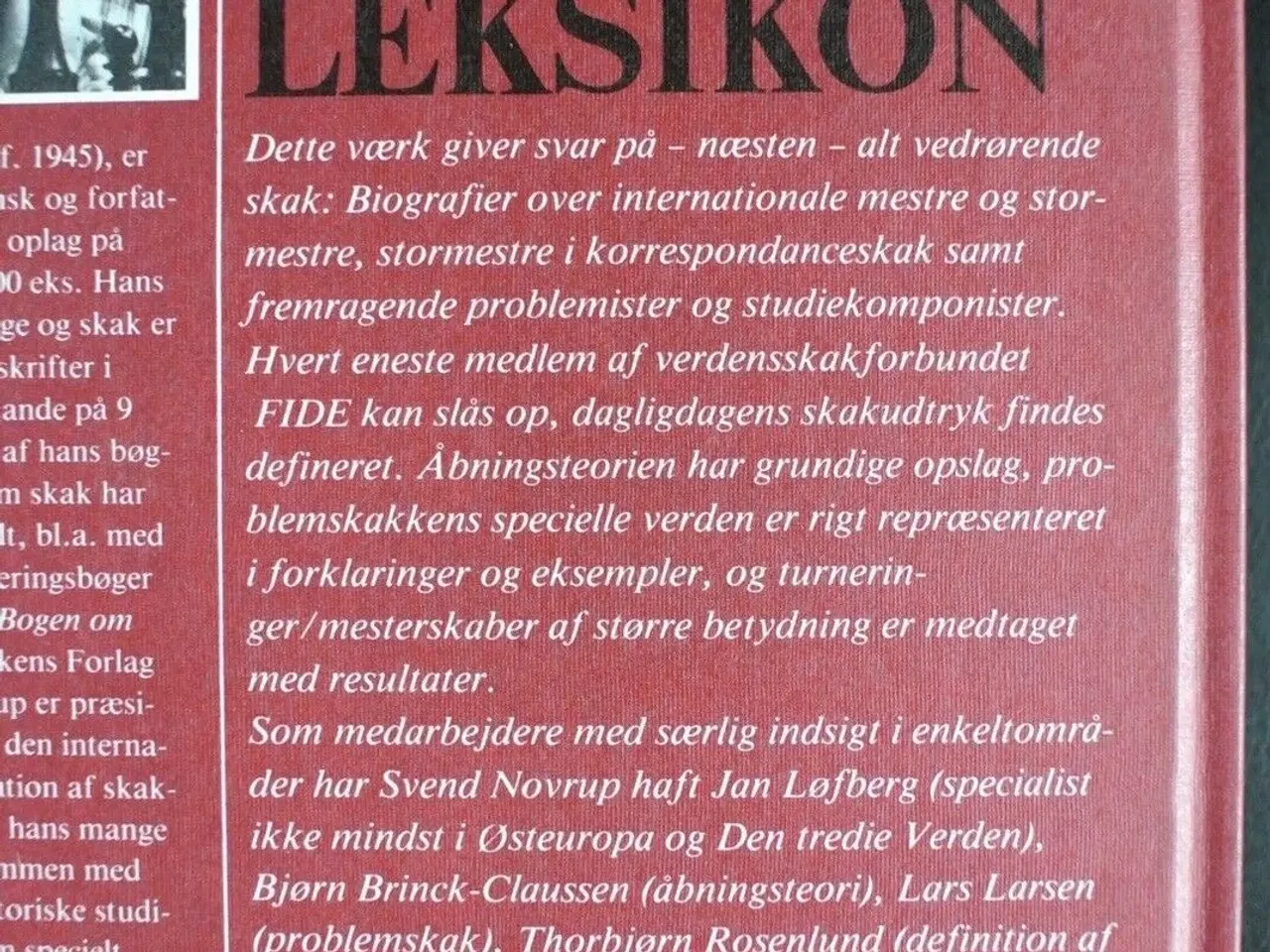 Billede 2 - lademanns skakleksikon 1-5 - a-å, af svend novrup,