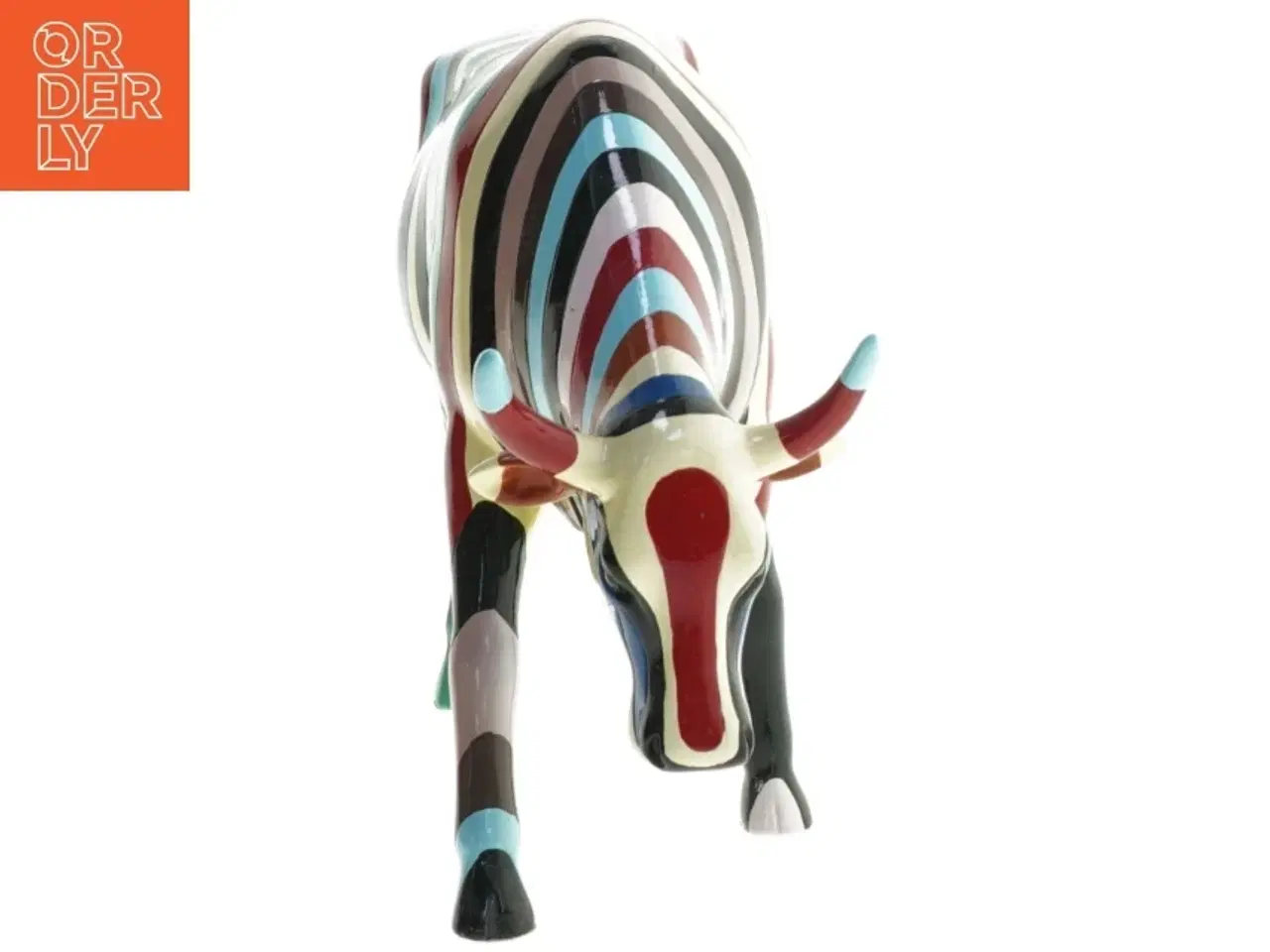 Billede 3 - Cowparade ko i large. Farverig. (str. 30 cm)