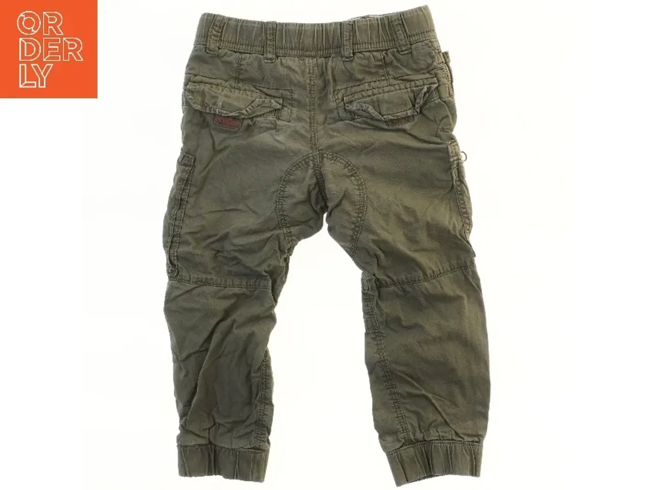 Billede 2 - Børnebukser med lommer og ribkanter fra Logg (str. 98)