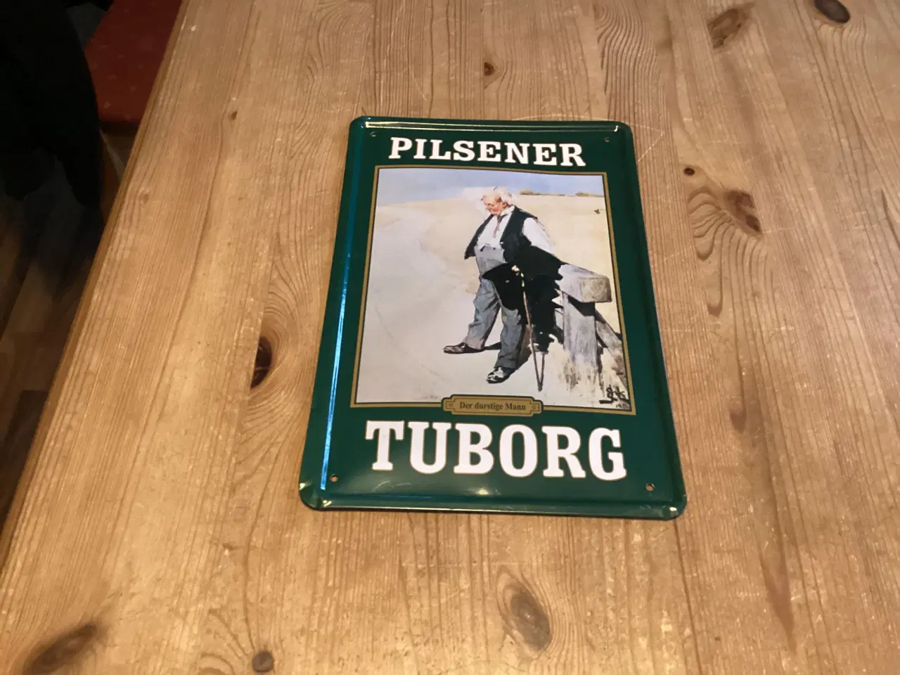 Billede 4 - Gl. Tuborg Julebøtte, 2 Stks Tuborg Skilte.