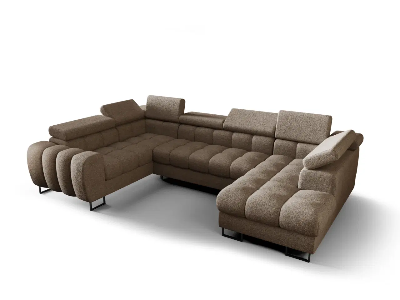 Billede 4 - ASPER MAX II HJØRNESOFA 195x350x170 CM TERRA 61 HØJRE