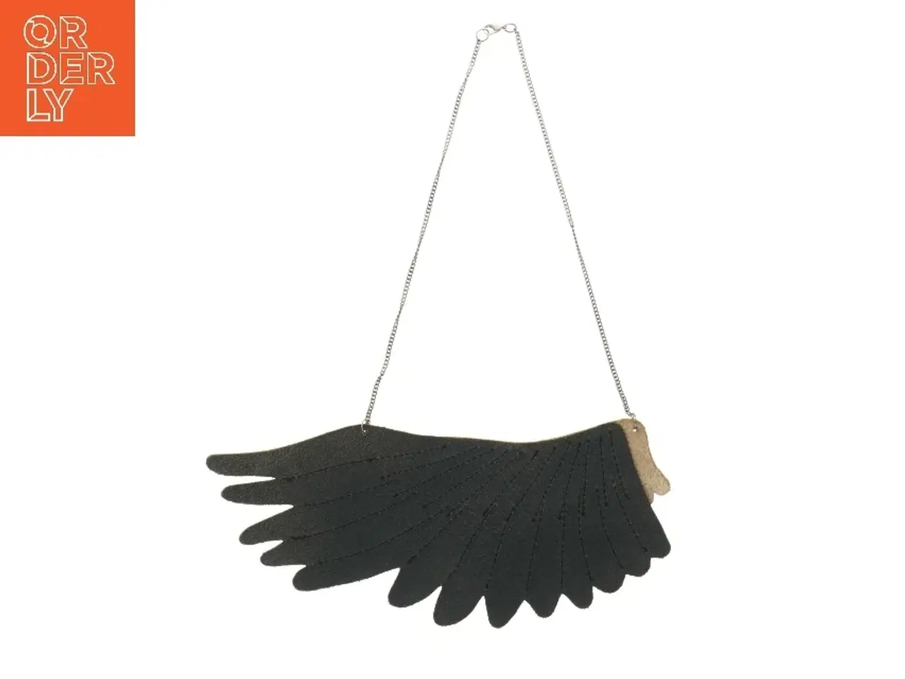 Billede 2 - Halskæde med vinger (str. 22 cm)
