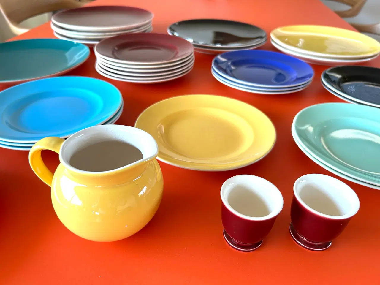 Billede 1 - Confetti stel, 35 dele (Aluminia)