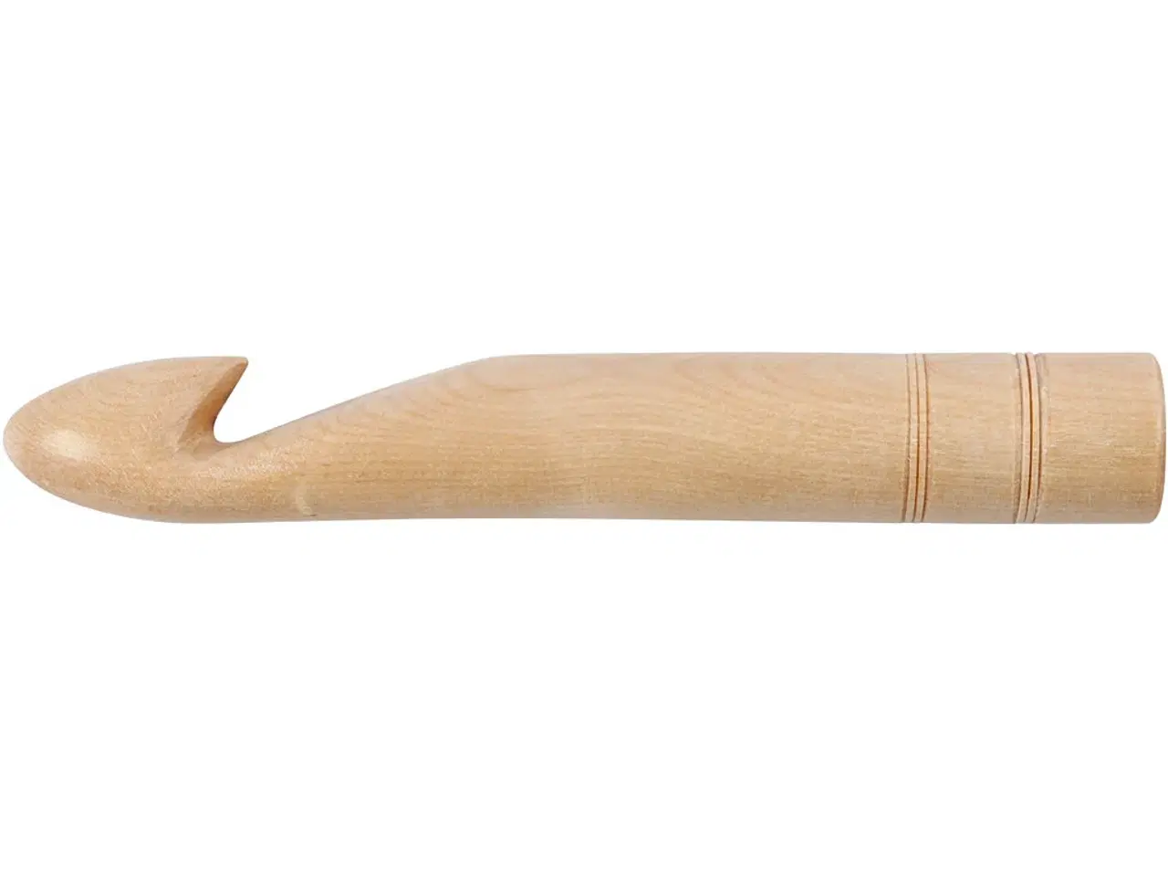 Billede 1 - Hæklenål i Lakeret Træ - 35 mm, 23 cm