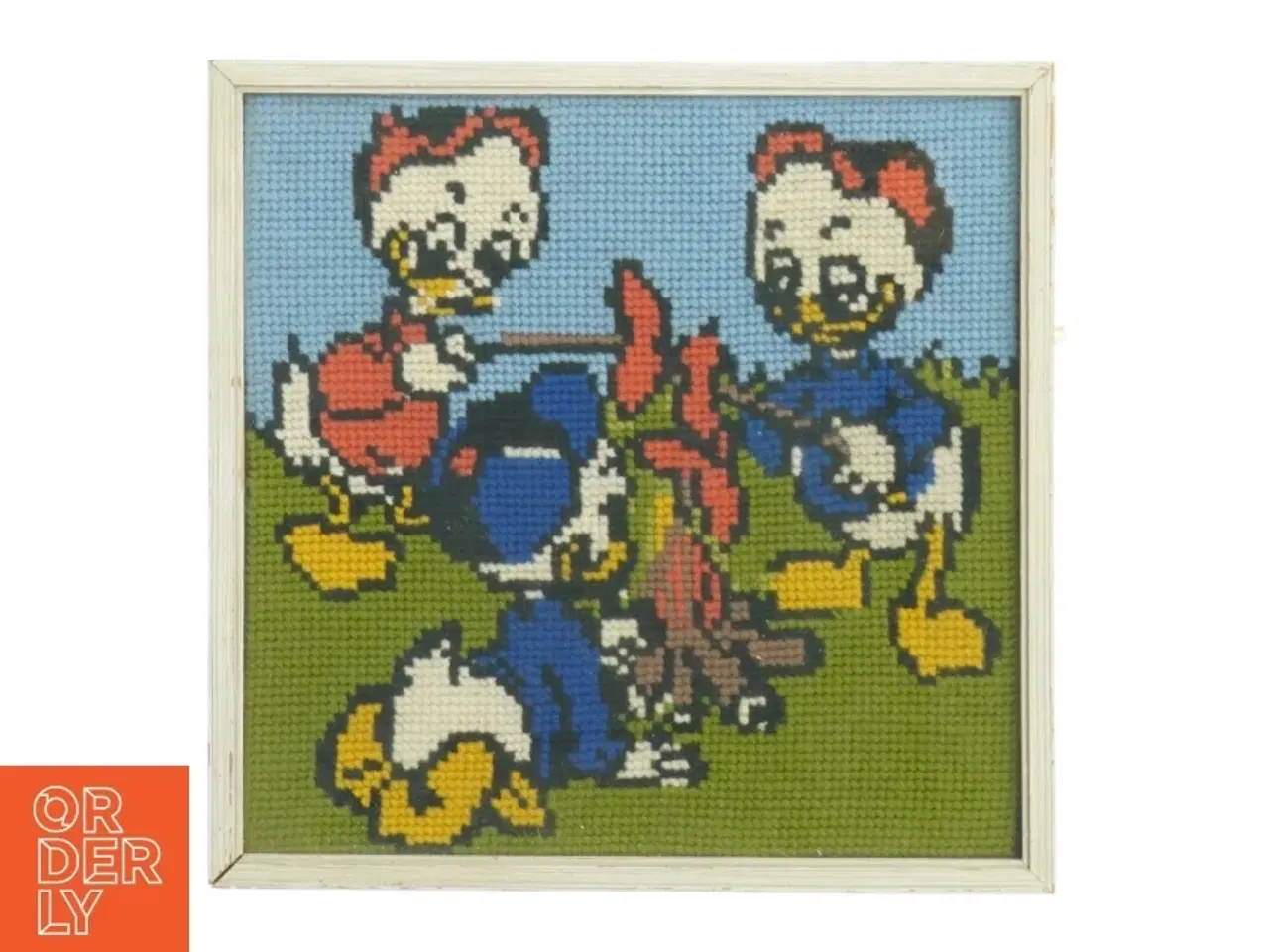 Billede 1 - Billedramme med tegneseriefigurer (str. 23 x 23 cm)