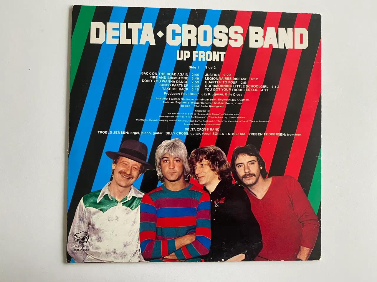 Billede 4 - LP. Delta Cross Band* ‎– Up Front