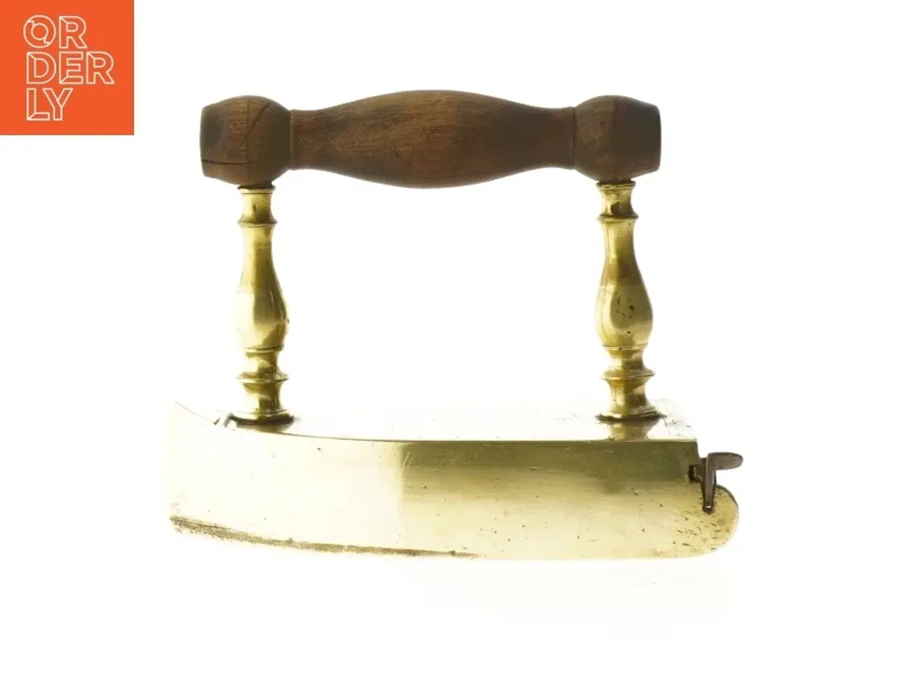 Billede 2 - Antik messingstrygjern (str. 15x13 cm)