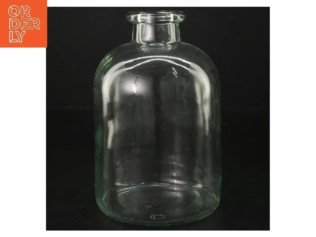 Billede 1 - Flot glas apoterflaske  (str. 17 cm)