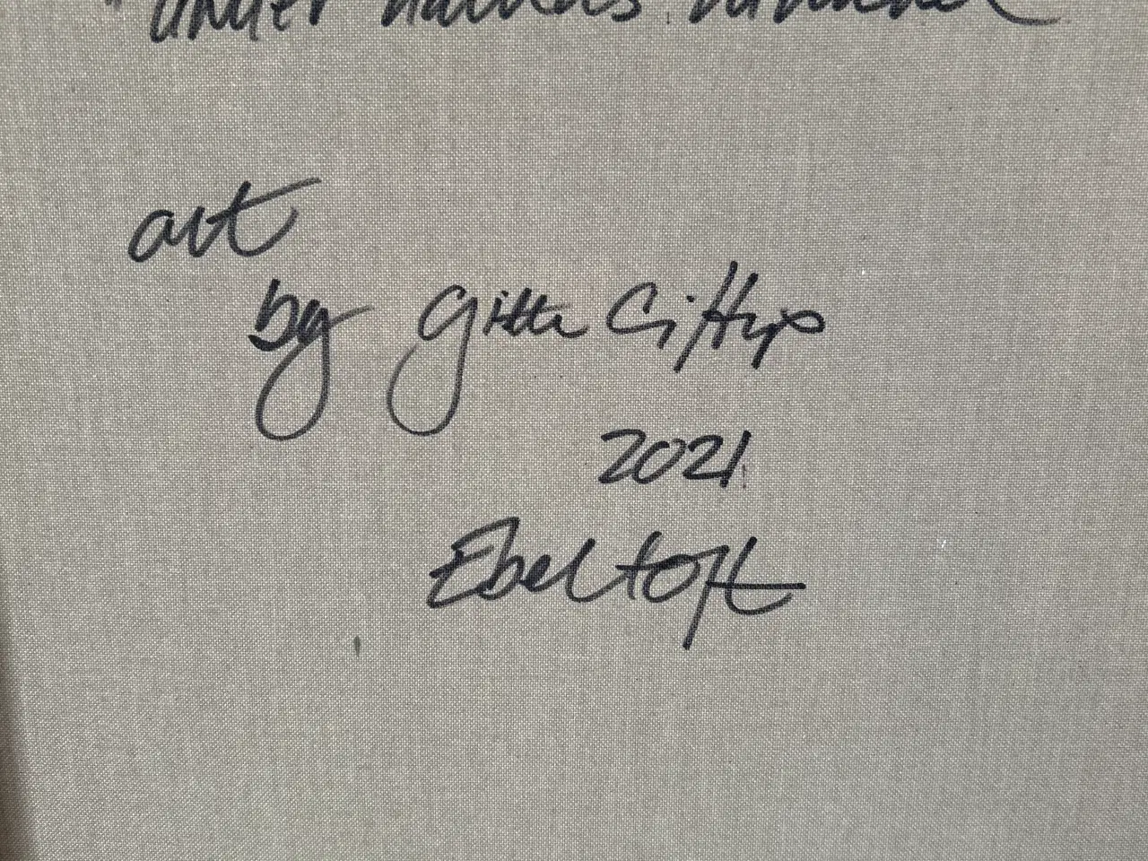 Billede 3 - Smuk maleri fra Gitte Cittrup 