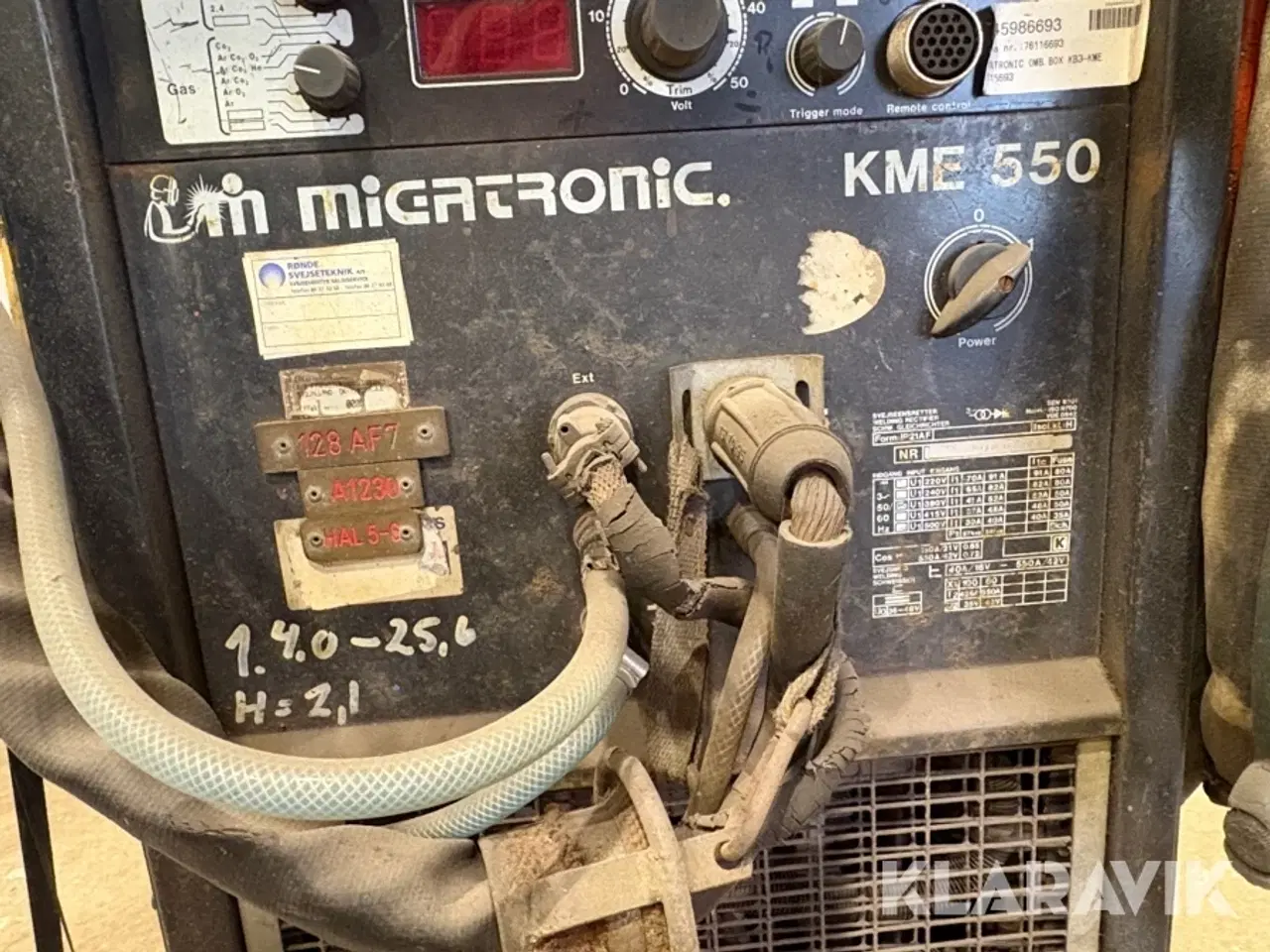 Billede 7 - Svejsemaskine Migatronic KME 550