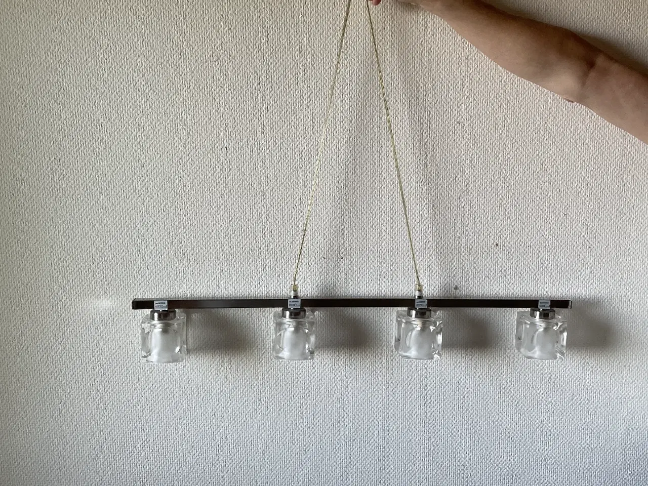 Billede 2 - Loftslampe med glas