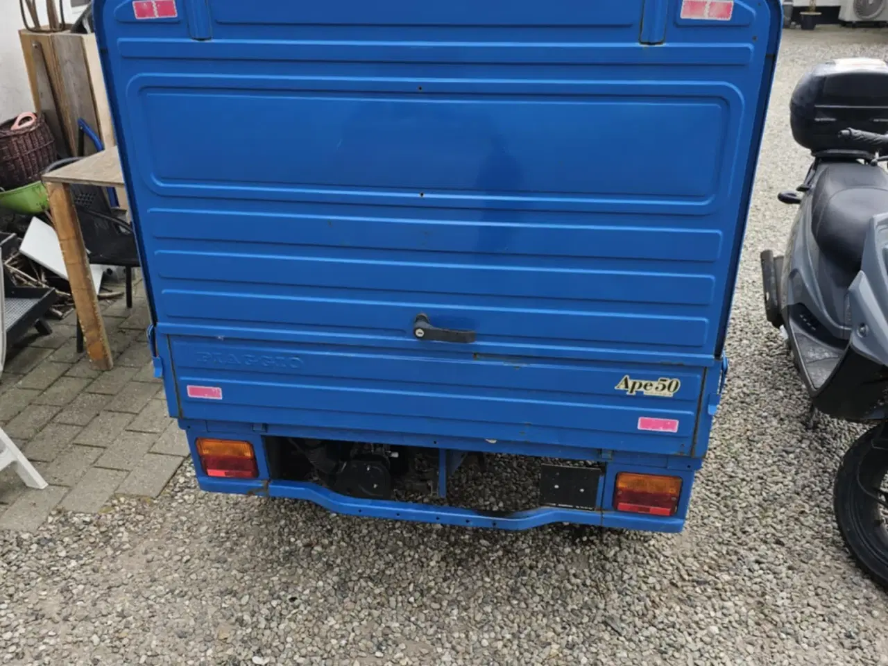 Billede 3 - Tuk tuk Ape 50 25kmt før nummerplade loven