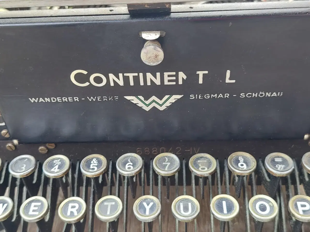 Billede 2 - Gammel skrivemaskine CONTINENTAL