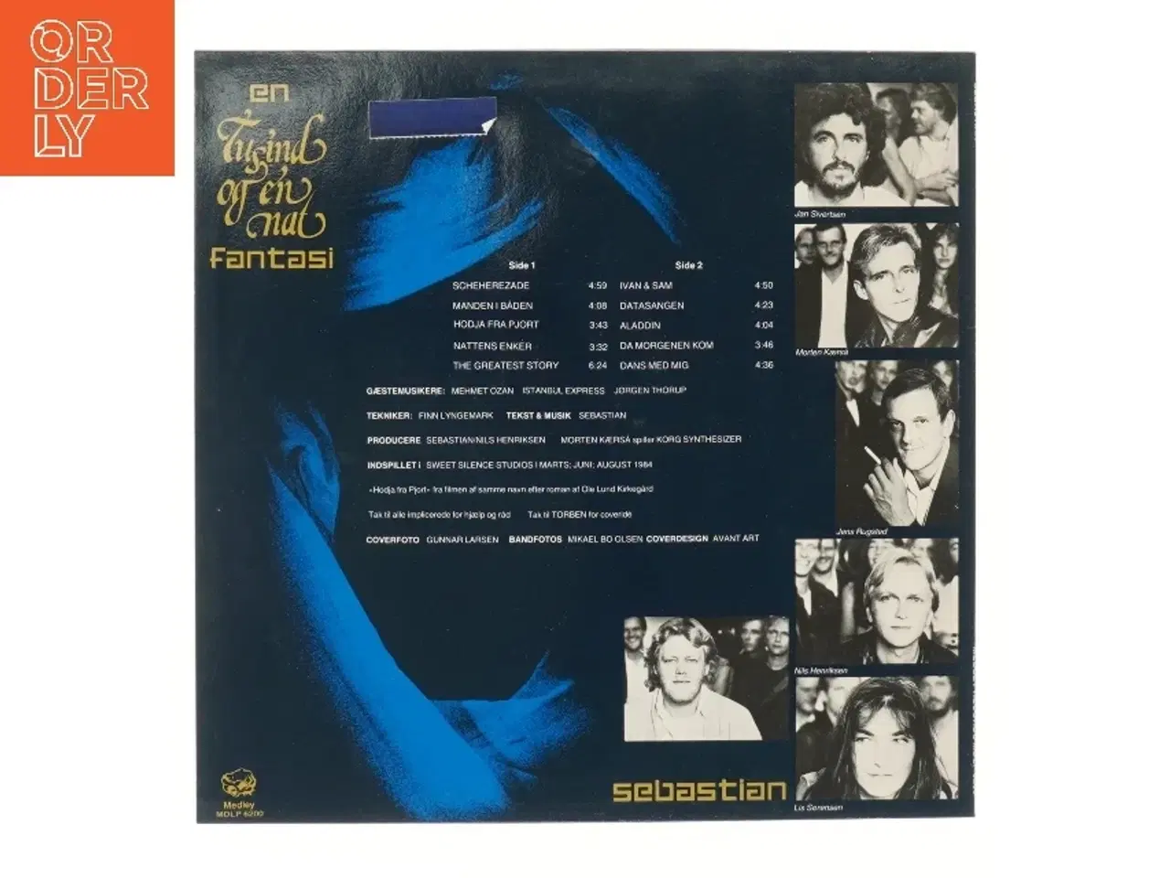 Billede 2 - Sebastian - Tusind og én nat LP