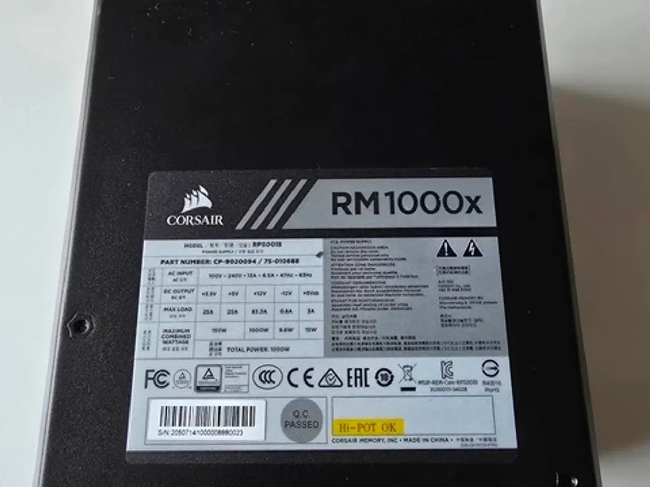 Billede 3 - CORSAIR RM1000X