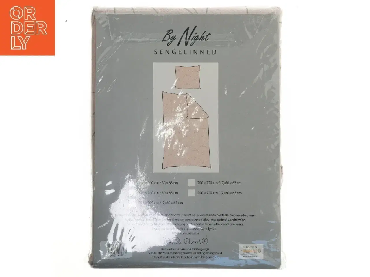 Billede 2 - sengelinned i bomuldssatin fra By Night (str. 140 x 220 cm. og, 60 x 63 cm)