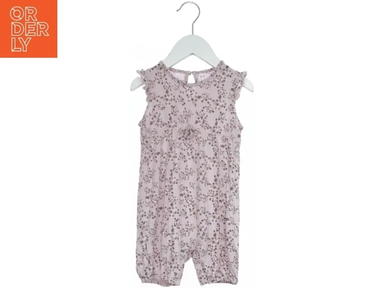 Billede 1 - Blomsterprint sparkebukser uden ærmer fra Hust & Claire (str. 80)