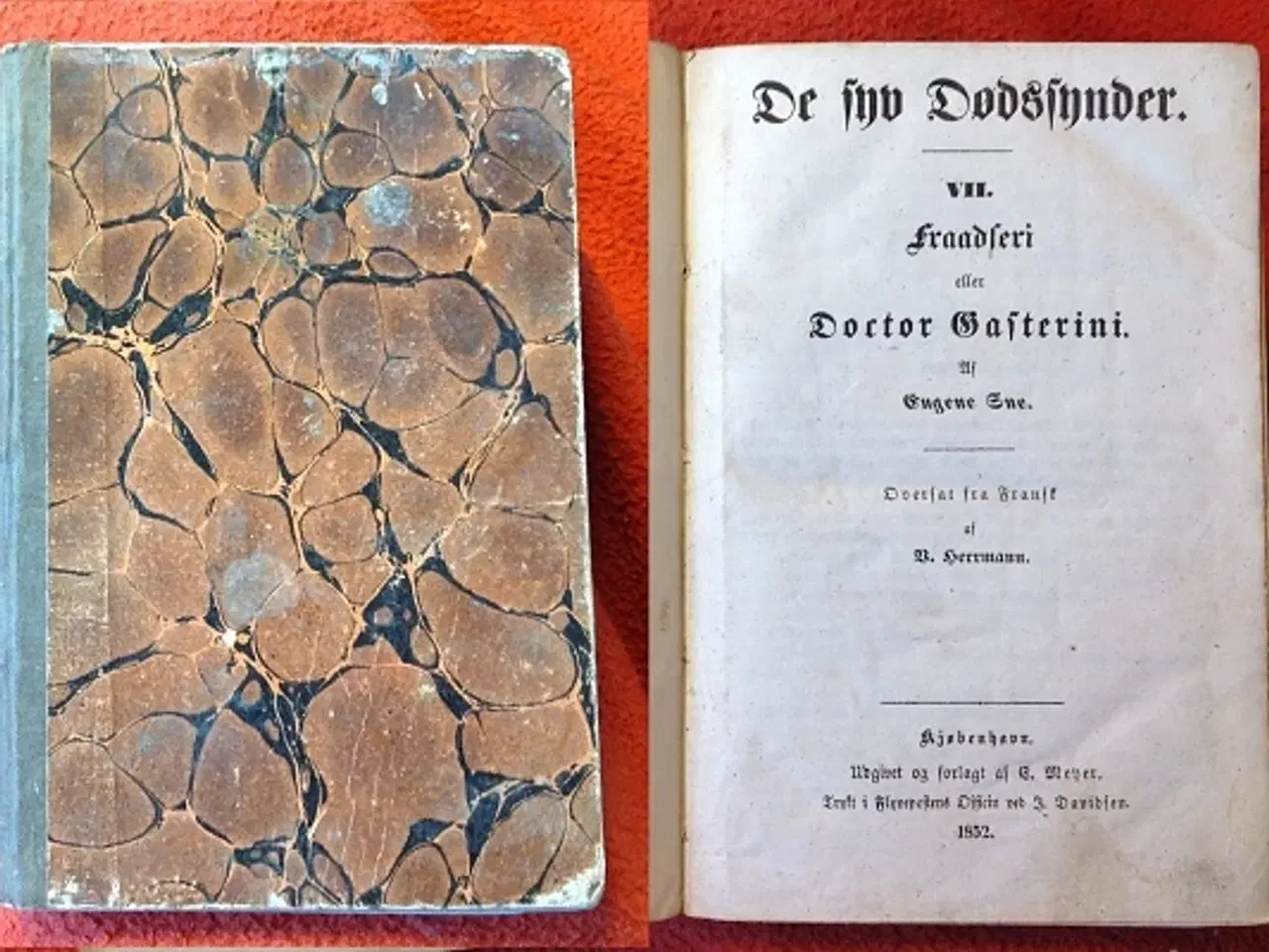 Billede 1 - Eugene Sue: Fraadseri, eller Doktor Gasterini