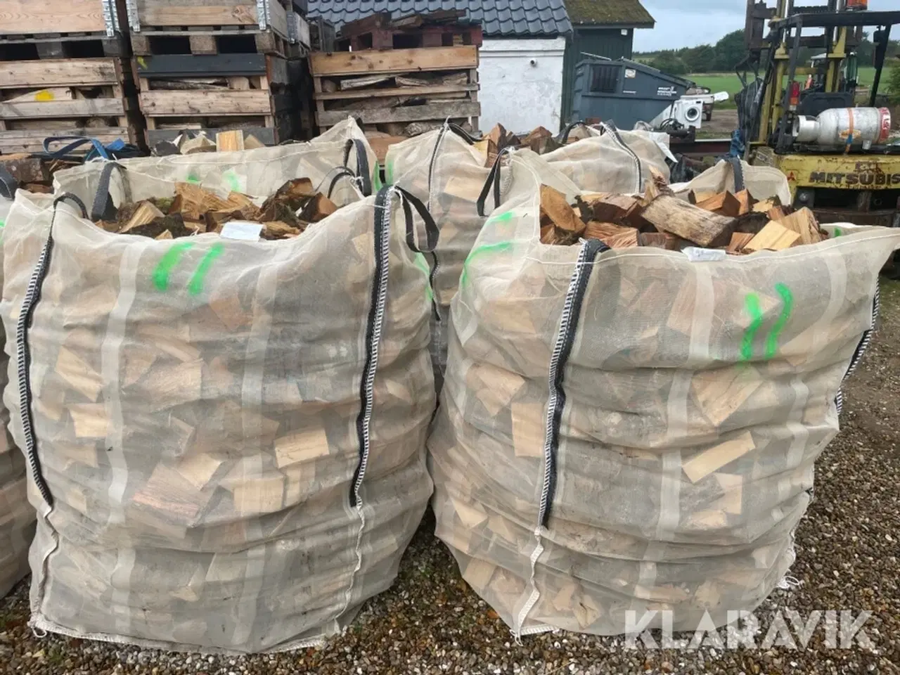 Billede 1 - Blandet løvtræ – 4 x 1,5 kasserummeter