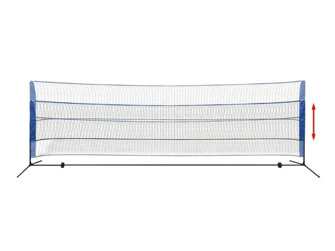 Billede 4 - Badmintonnet-sæt med fjerbolde 500 x 155 cm