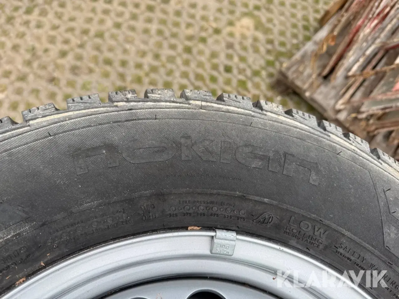 Billede 7 - Dæk på fælge Nokian WRC3 studless